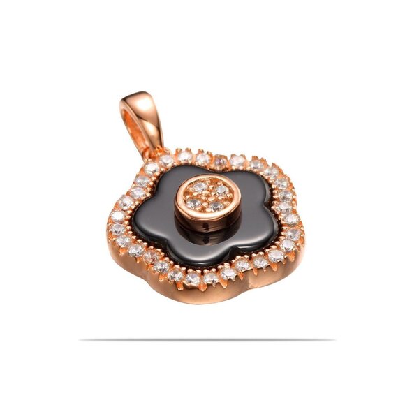 Simulated Diamonds set in 925 & Fine Ceramic - Picture 3 of 4